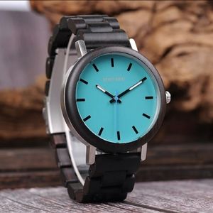 New Bobobird Men's Casual Luxury Genuine Wood Watch